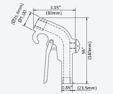 Easy Grip Safety Gun, Safety Air Blowoff Guns, Blowoff Gun, Nex Flow™, Compressed Air