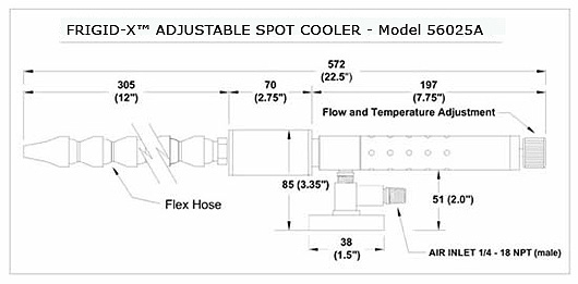 adjustable Spot Cooler, Frigid-X, Adjustable, Spot, Cooler
